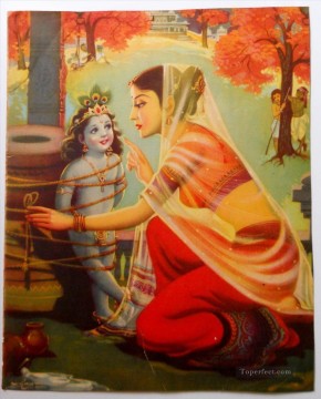 Radha Krishna 45 Hindu Oil Paintings